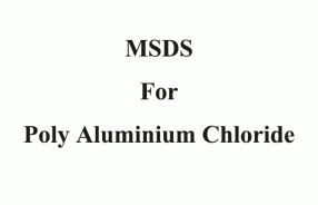 MSDS for Poly Aluminium Chloride